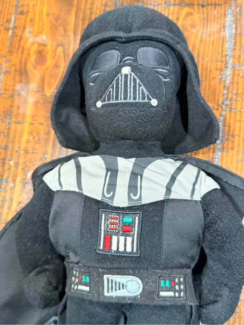 Star Wars Black & Gray Darth Vader Plush Backpack - Kids Accessory